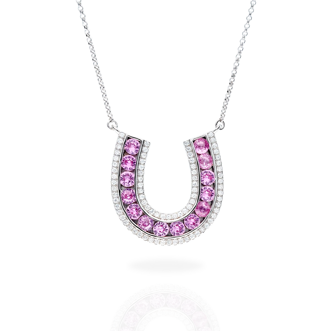 Alf&Co Large Sparkle Horseshoe Necklace