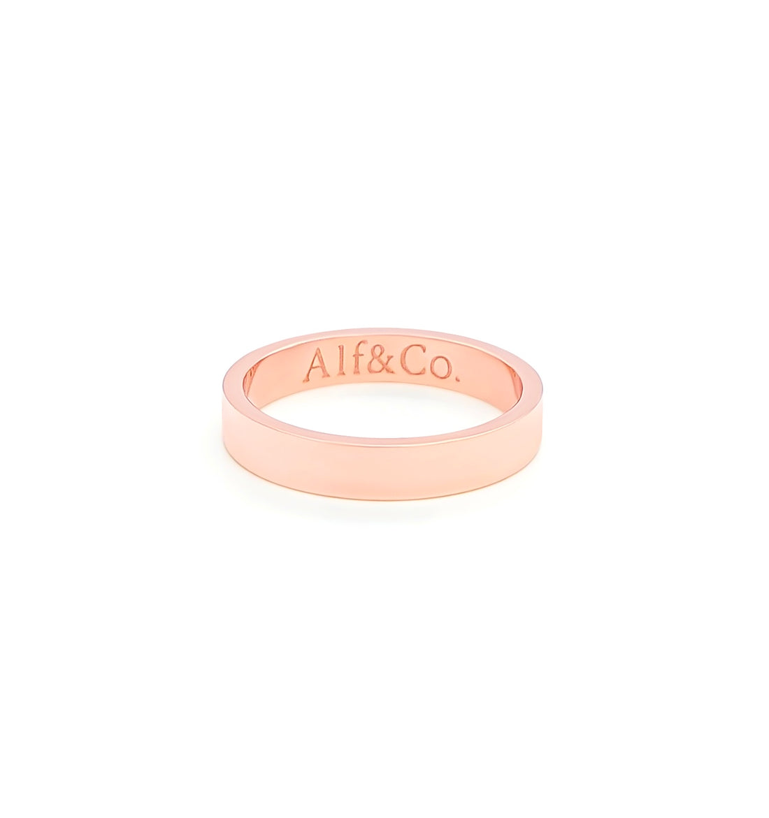 Personalised  Custom Ring - Laser Engraved Silver / Gold / Rose Gold