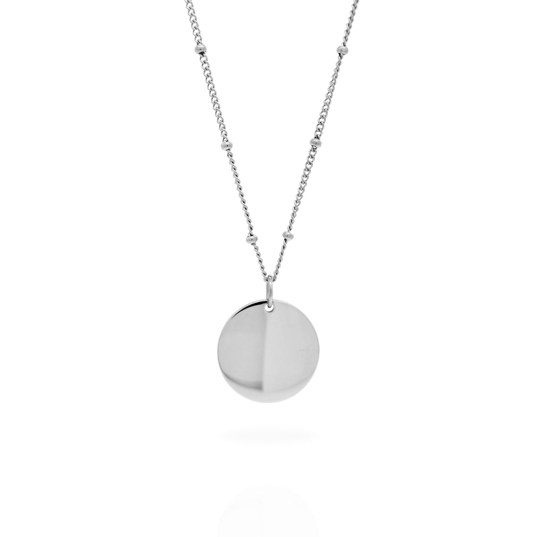 Personalised Stainless Steel Coin Necklace