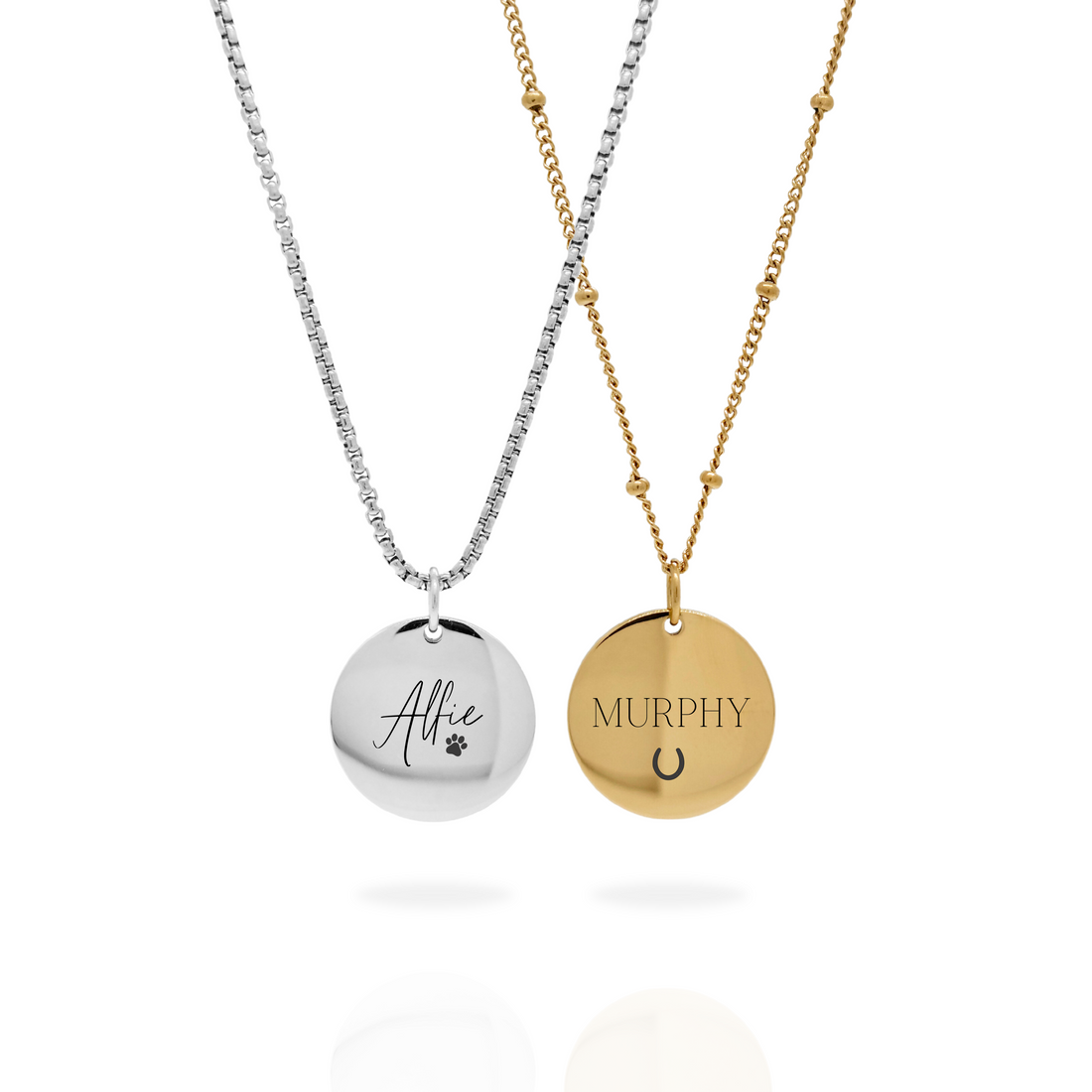 Personalised Stainless Steel Coin Necklace