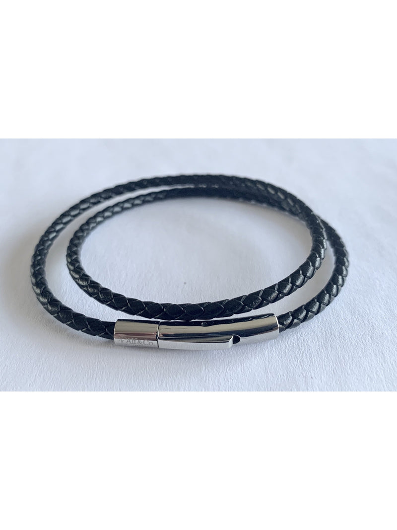 Triple Wrap Bracelet in Ultra-Fine Braided Leather – Silver Pennies Jewelry