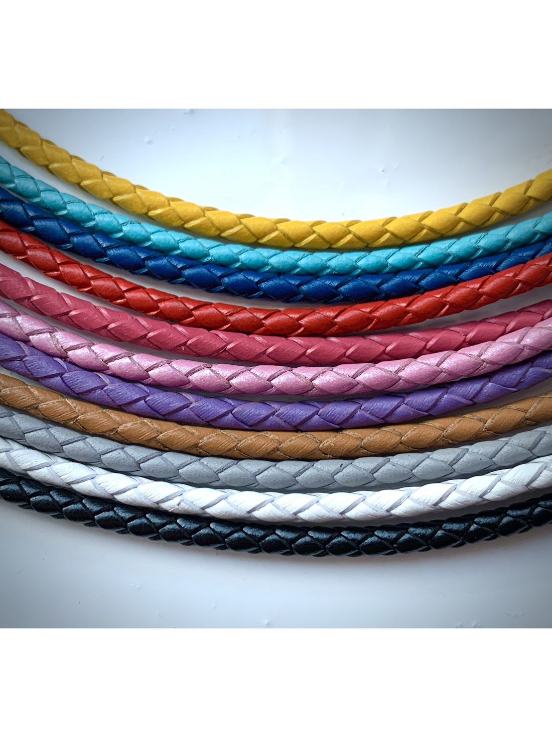 Hunt Whip Braided Leather Bracelet - Various Colours