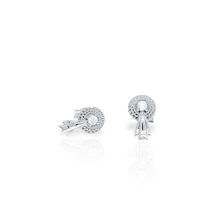 Rosette Stud Earring