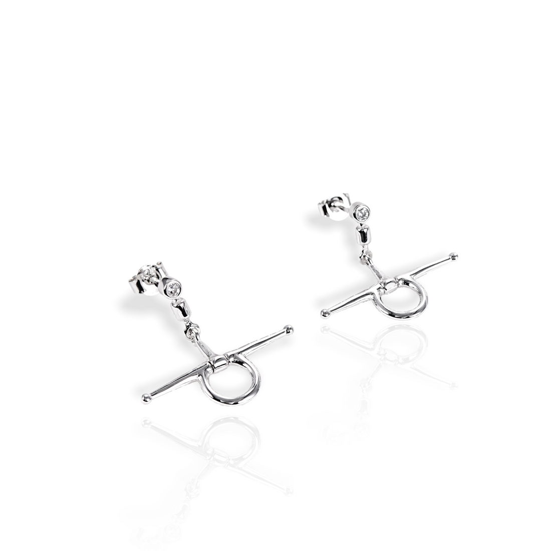 Full Cheek Snaffle Earrings