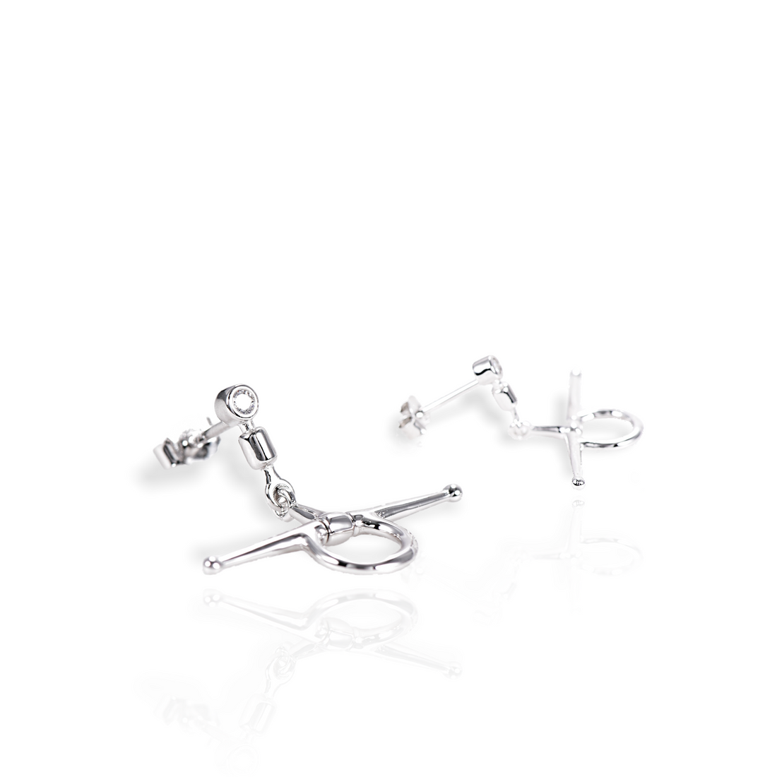 Full Cheek Snaffle Earrings