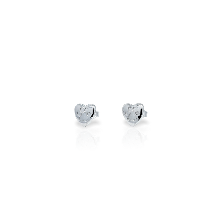 Dog Paw Stud Earring