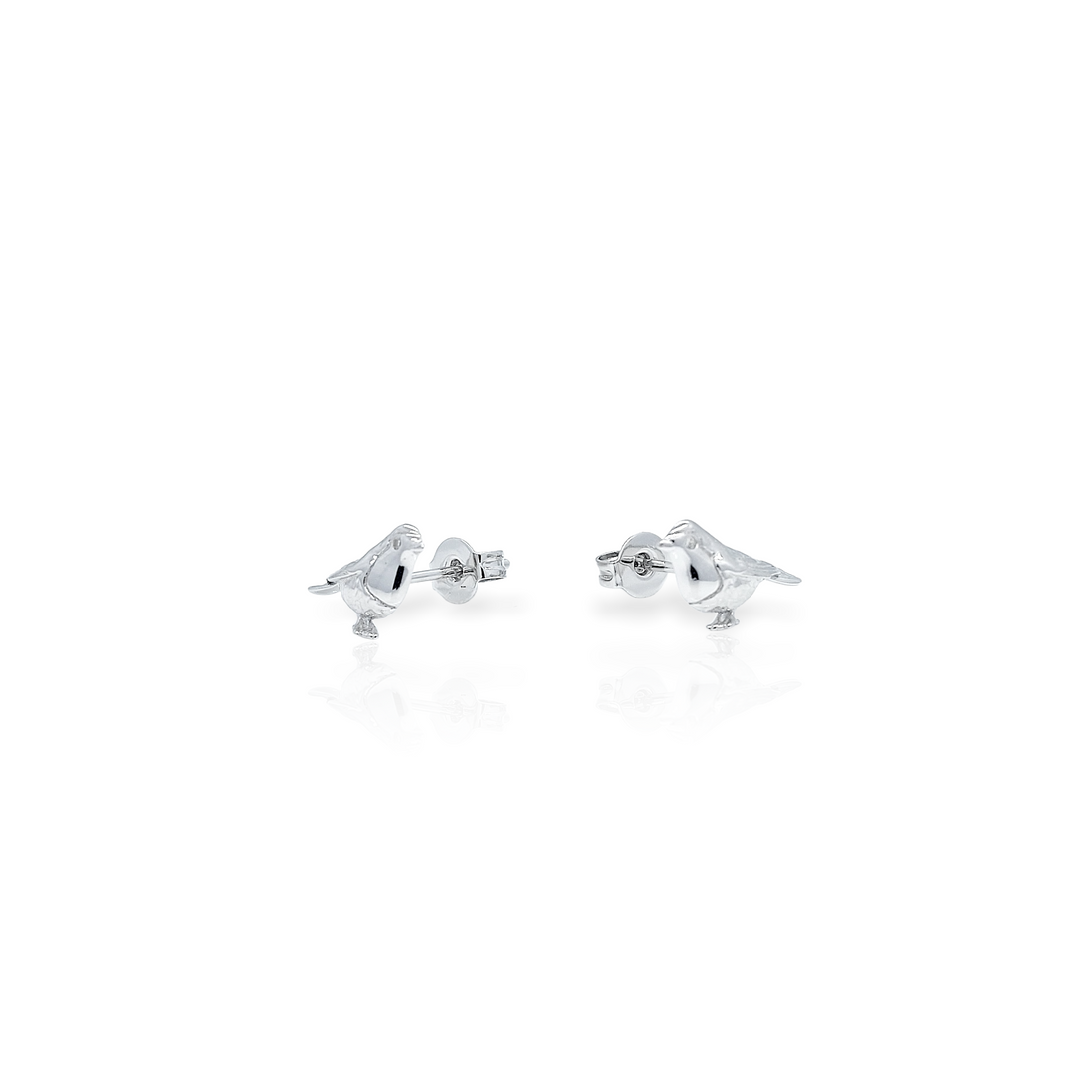 Silver Bird Earring