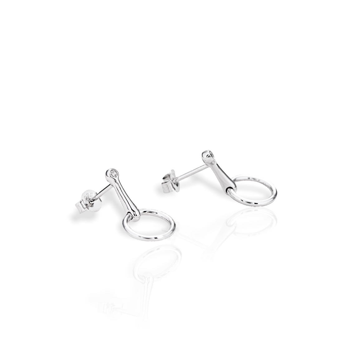 Loose Ring Snaffle Earrings